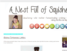 Tablet Screenshot of anestfullofsquishers.com